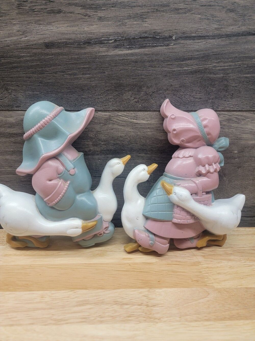 1988 Burwood Prod Co. holland Geese and couple wall hangings